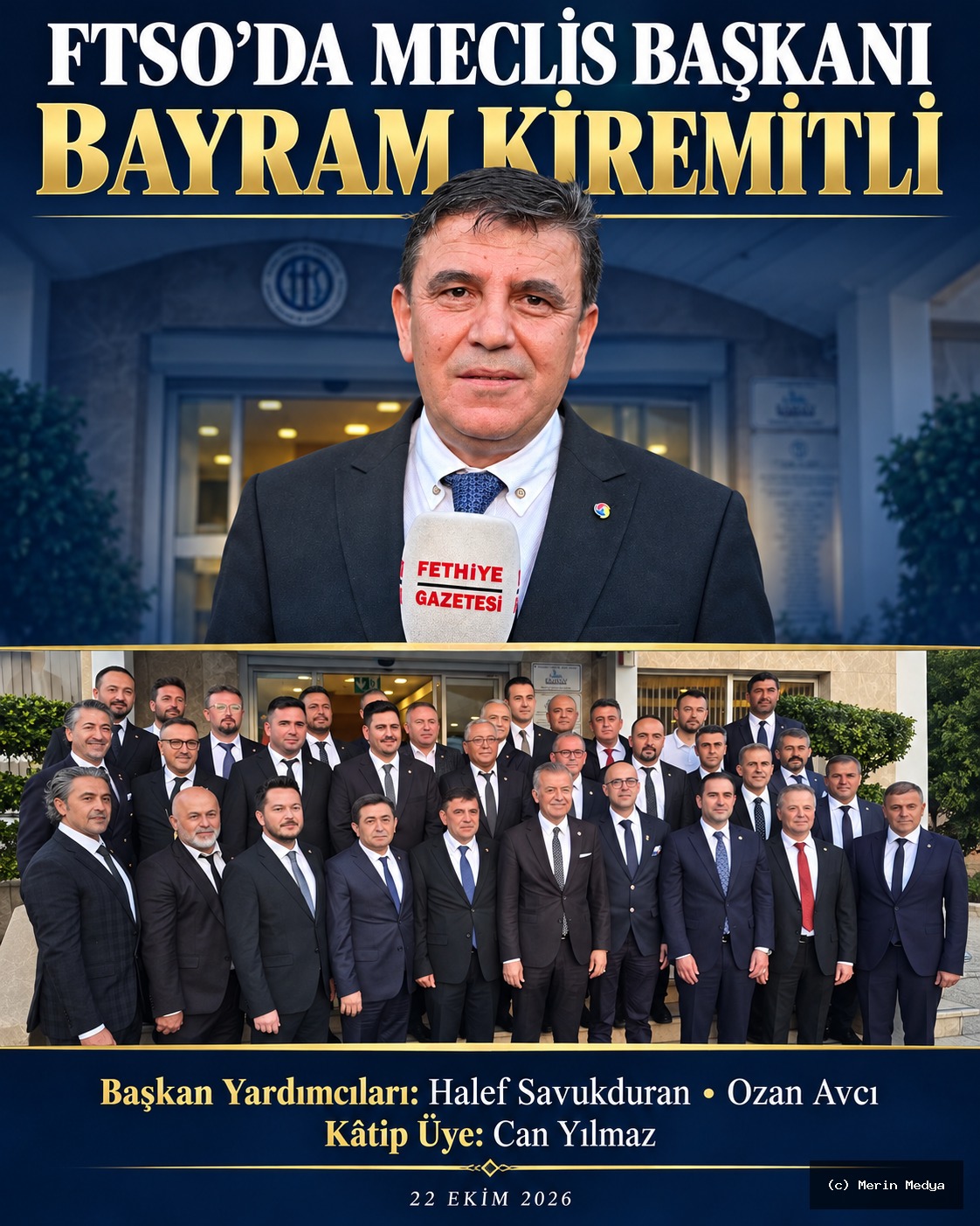 FTSO’nun Yeni Meclis Başkanı Bayram Kiremitli Oldu